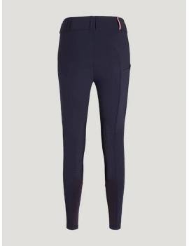 pantalones equitación mujer azul marino tommy hilfiger helena visto desde atrás