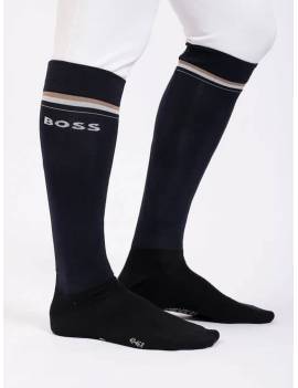 calcetines equitación largos boss equestrian con logo