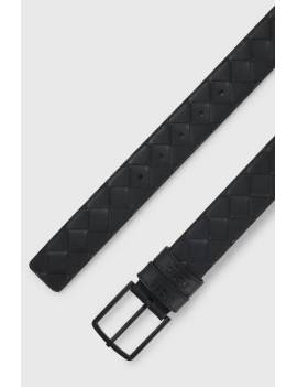 cinturón equitación cuero negro boss equestrian vista 2
