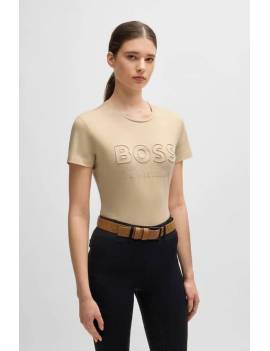 cinturón equitación mujer cuero beige boss equestrian