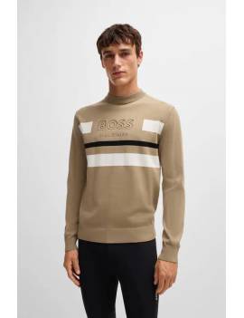 jersery equitación hombre beige boss equestrian brad