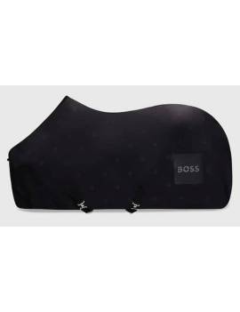 manta secante caballo con cinchuelos negro boss equestrian
