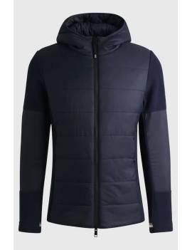 chaqueta plumón equitación hombre azul marino Boss equestrian jeff
