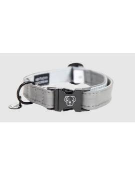collar de perro reflectante gris kentucky horsewear