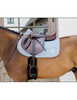 Mantilla caballo uso general azul celeste logo blanco Kentucky horsewear logo 3d