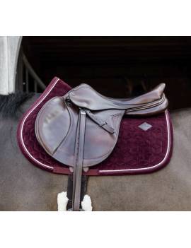 mantilla terciopelo kentucky horsewear color edition velvet granate