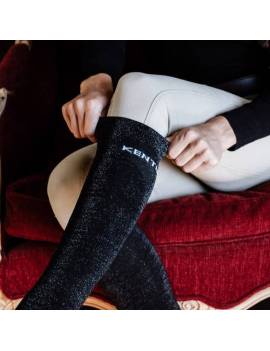 Calcetines de montar kentucky modelo Glitter NEGRO
