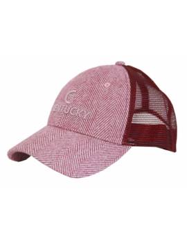 gorra equitación lana trucker kentucky horsewear rosa