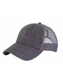 gorra equitación lana trucker kentucky horsewear gris