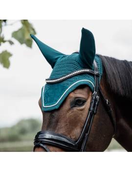 orejeras caballo terciopelo kentucky verde agua marina