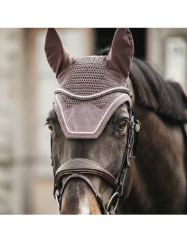 orejeras caballo terciopelo kentucky lila fuerte