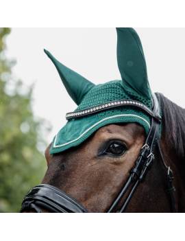 orejeras caballo terciopelo kentucky verde
