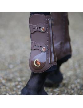 como quedan Protectores KENTUCKY ELASTIC delantero marrón