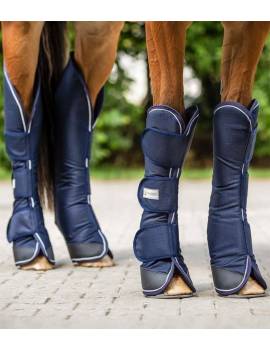 protectores de transporte caballo azul marino waldhausen