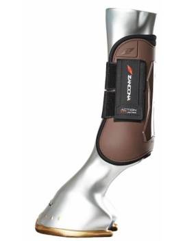 protectores caballo velcro zandona marrones