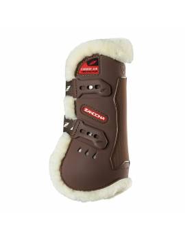 Protectores ZANDONÀ con borrego TECHNO FUR delanteros marrones
