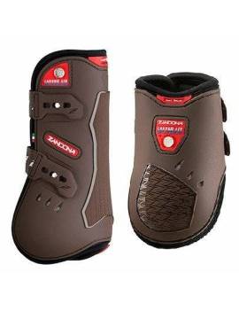Protectores ZANDONÀ magnéticos CARBON AIR BALANCE delanteros y traseros marrones