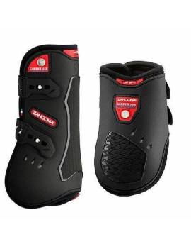 Protectores ZANDONÀ magnéticos CARBON AIR BALANCE delanteros y traseros negros