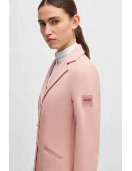 americana de concurso mujer equitación rosa boss equestrian anna lateral