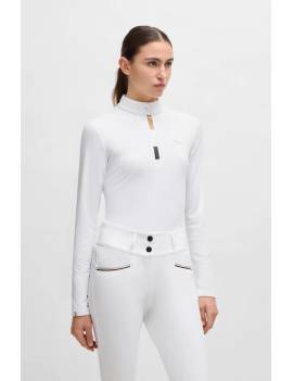 camisa blanca concurso mujer equitación boss equestrian minou