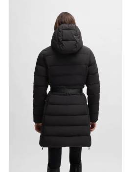 chaqueta larga plumón equitación mujer Boss equestrian vespa acolchada espalda