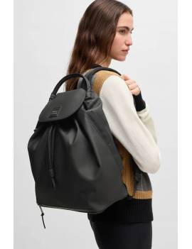 mochila casco equitación backpack boss equestrian negra