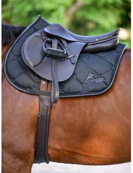 mantilla caballo uso general brillantes negro boss equestrian glitter