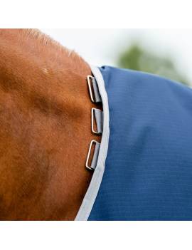 manta caballo lluvia fina horseware amigo antirrotura cuello
