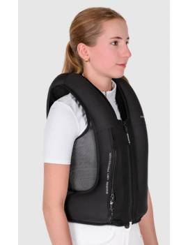 chaleco airbag equitación swing p25 maxima seguridad hipica hinchado