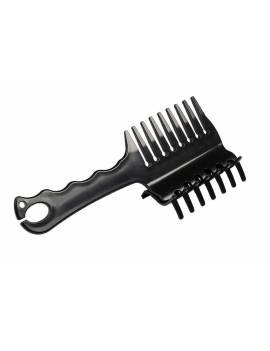 peine con pinza para trenzar caballo hkm