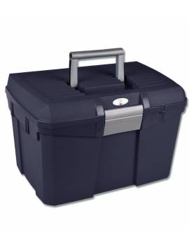 caja de limpieza equitación waldhausen azul marino