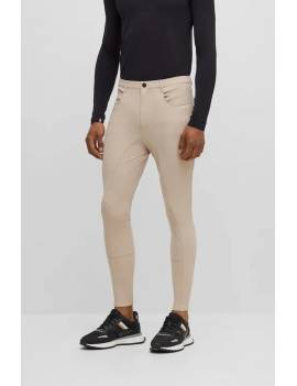 pantalon equitacion hombre beige boss