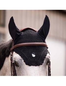 orejeras caballo salto samshield logo
