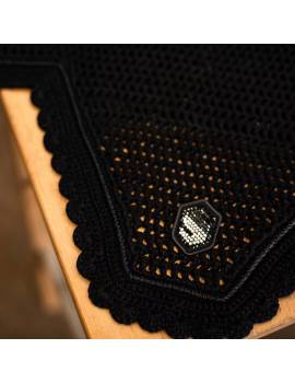 orejeras caballo samshield logo Swarovski