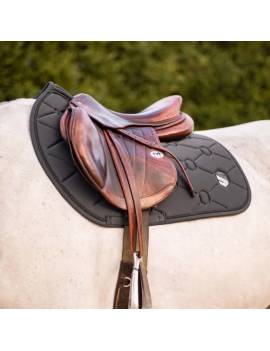 mantilla caballo salto samshield logo Swarovski