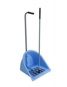 recogedor estiercol caballo hippotonic azul