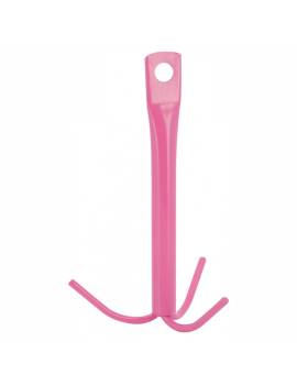 gancho colgador cabezadas caballo rosa hippotonic