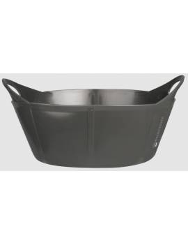cubo comedero flexible negro 15 litros