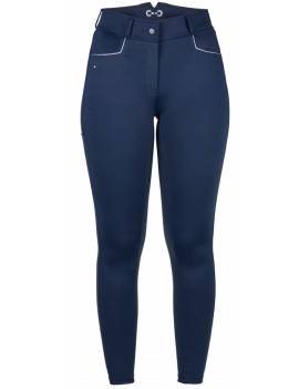 Pantalón equitacion mujer azul marino equitheme river