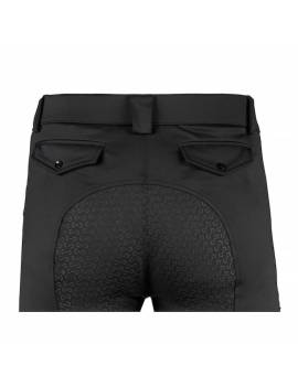 Pantalón equitacion hombre negro equitheme river