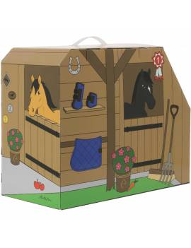caja peluche caballo pony academy vista interior