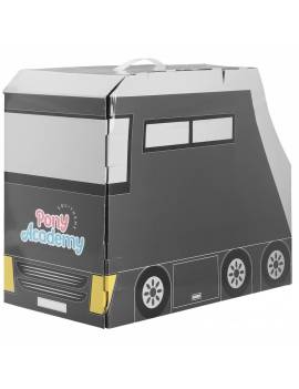 caja peluche caballo pony academy gris vista exterior