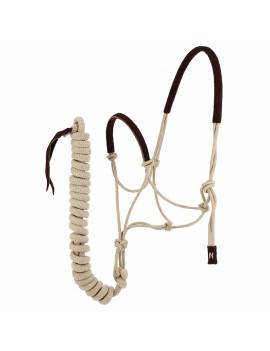 cabezada cuadra caballo etologica norton con ramal beige