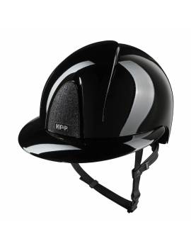casco equitacion kep italia smart nova star negro brillante visera ancha
