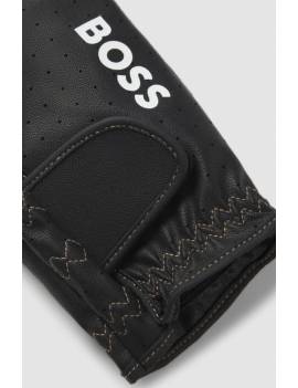 guantes equitacion negro boss equestrian detalles cierre