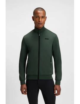 sudadera cremallera hombre equitacion verde boss equestrian modelo sammy