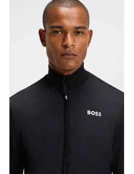 sudadera cremallera hombre equitacion negro boss equestrian modelo sammy vista superior