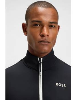 sudadera cremallera hombre equitacion azul marino boss equestrian modelo sammy vista superior