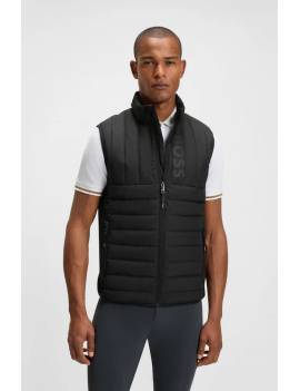 chaleco hombre equitacion negro boss equestrian modelo ruben