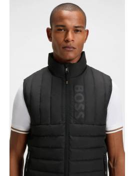 chaleco hombre equitacion negro boss equestrian modelo ruben parte superior